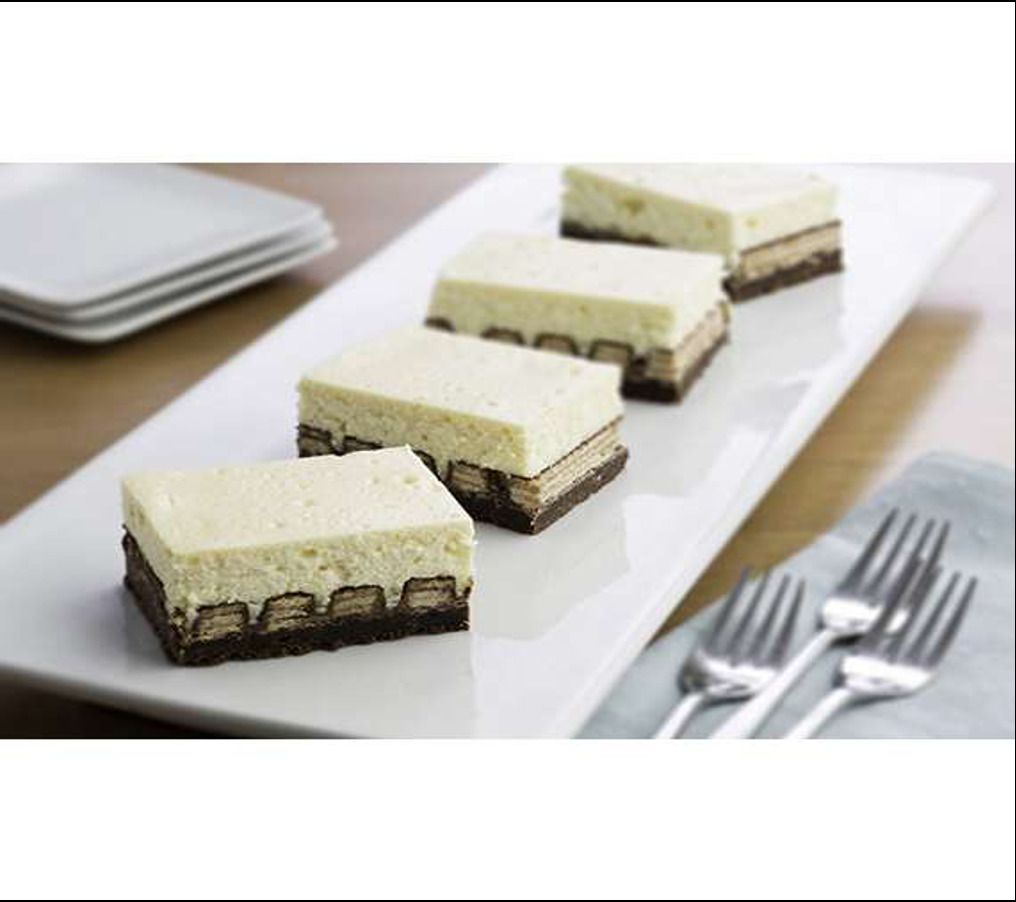 Hershey's Brownie Bottom and Kit Kat Cheesecake Bars